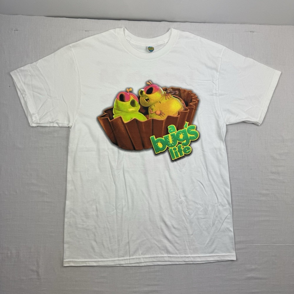 1980 Something Co Bugs Life T Shirt Adult Large White Cartoon Promo Graphic Tee