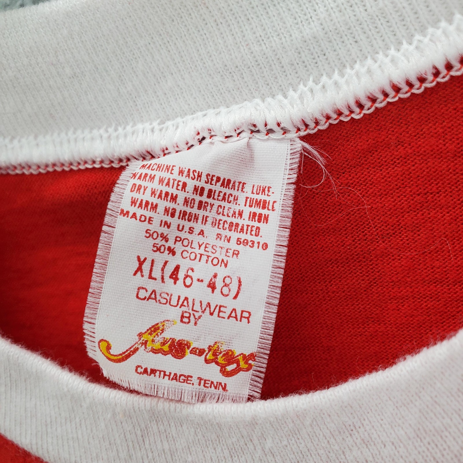 Vintage Coke Go For The Guinness Shirt Mens XL Red Ringer 1986 80s USA Made gallery