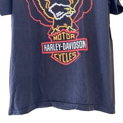 Vintage 1992 Harley Davidson “Union Leathers” Tee Biker Shirt REPRINT Large