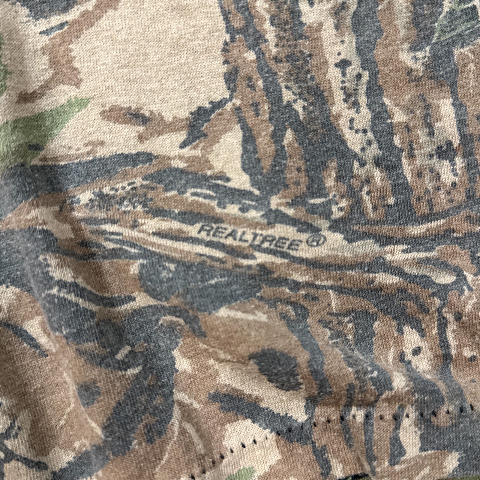 Vintage Realtree Shirt Mens 2XL Original Camo Liberty Paper Thin Super Boxy USA gallery