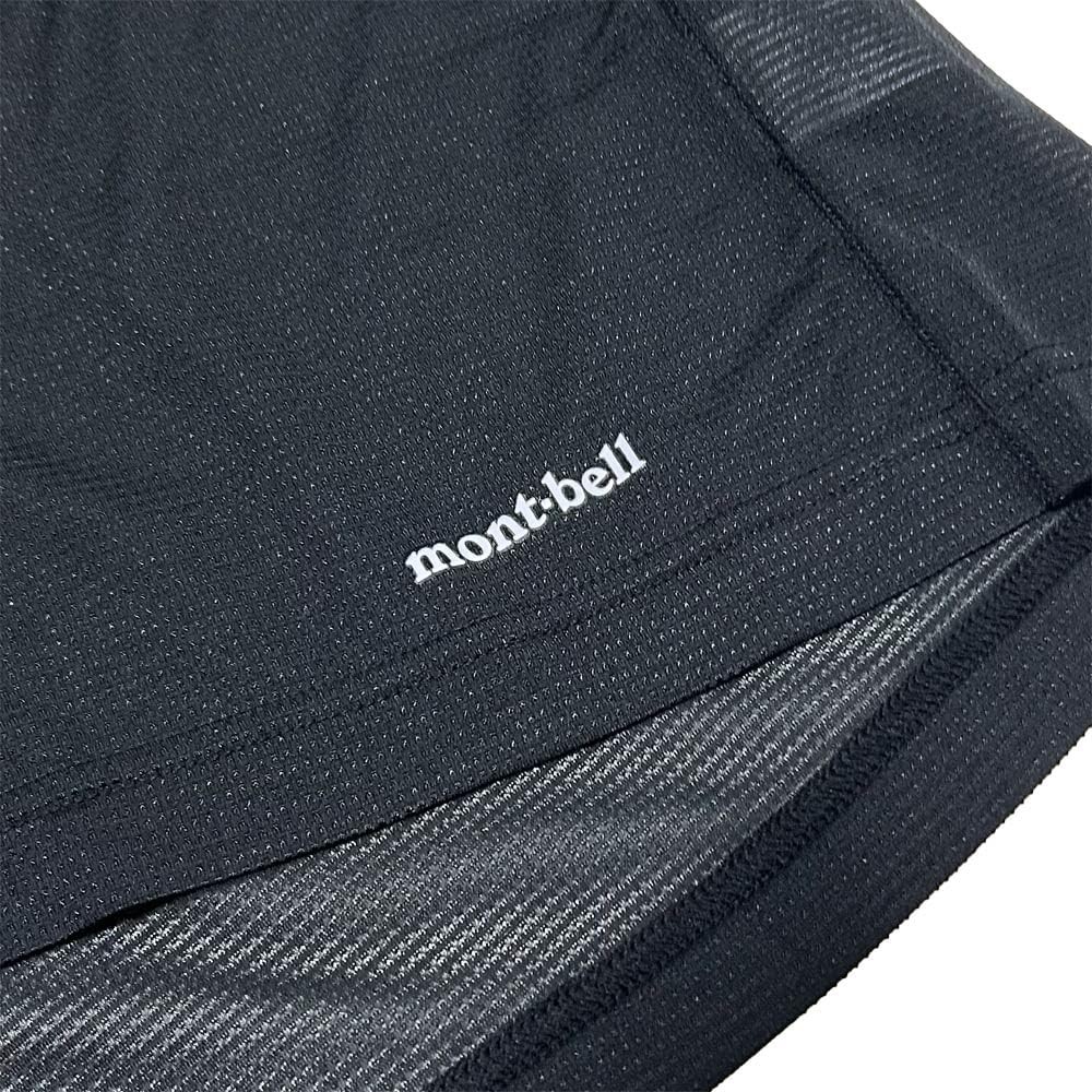 Mont-bell Geoline Cool Mesh Round Neck T-Shirt 1107750 Black BK Size L gallery