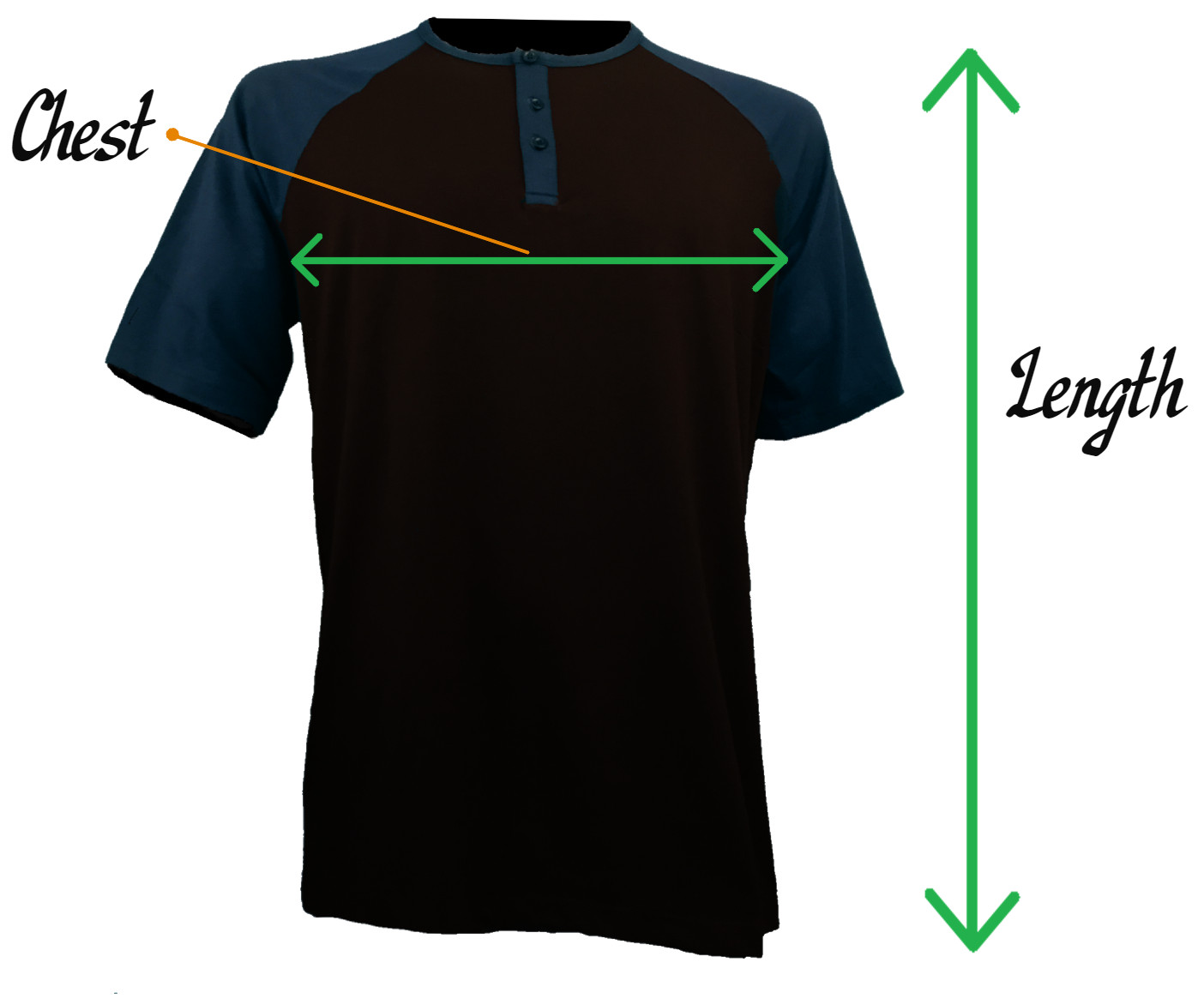 Styllion Big and Tall - Men's Raglan Henley Baseball Shirts - Heavy Weight RHSS gallery