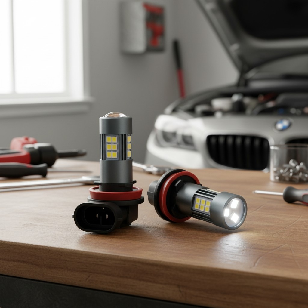 Durable H8 H16 LED Fog Lights – Pack of 2, 300% Brighter with Easy Installation