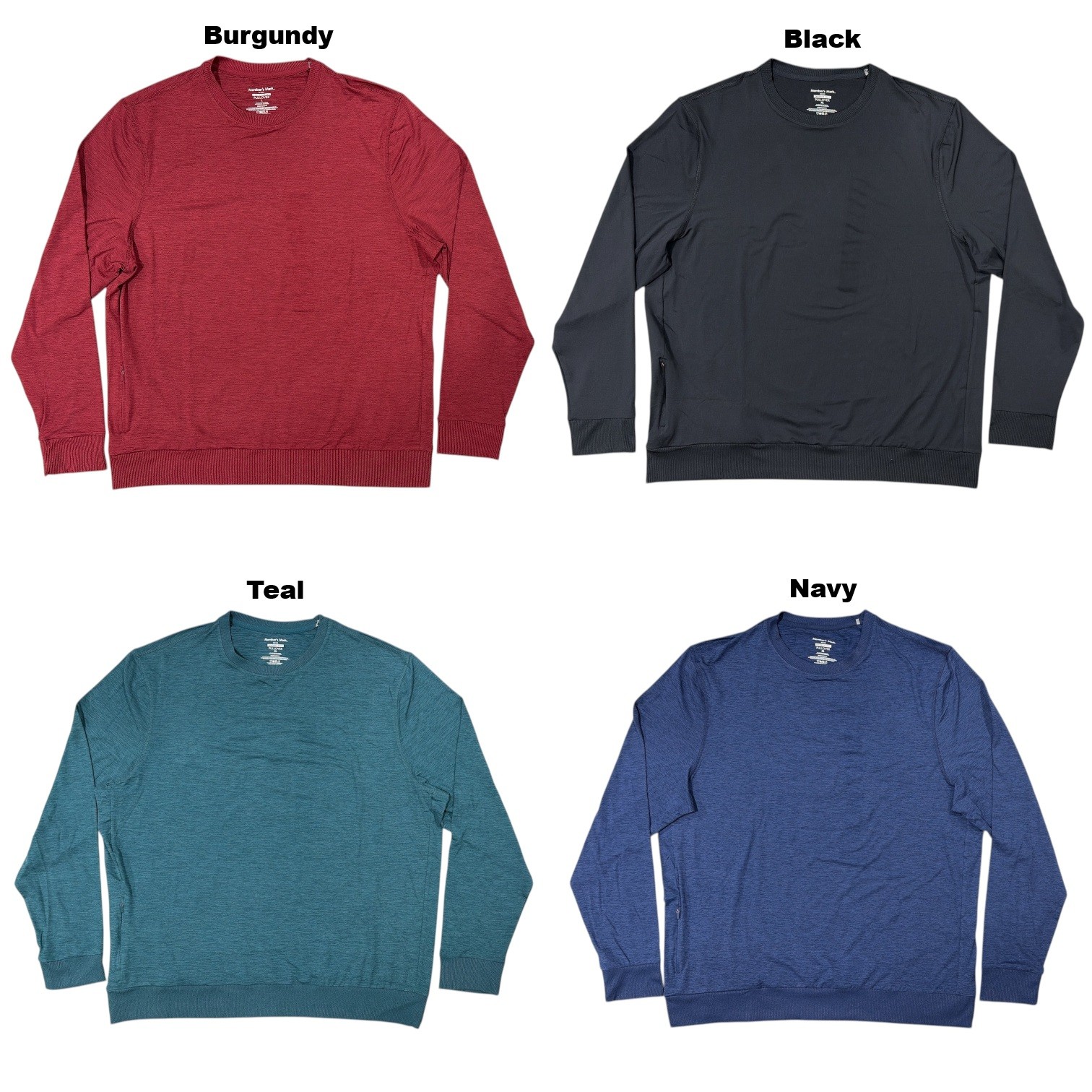 Member’s Mark Men’s Favorite Soft Long Sleeve Crew Neck Pullover