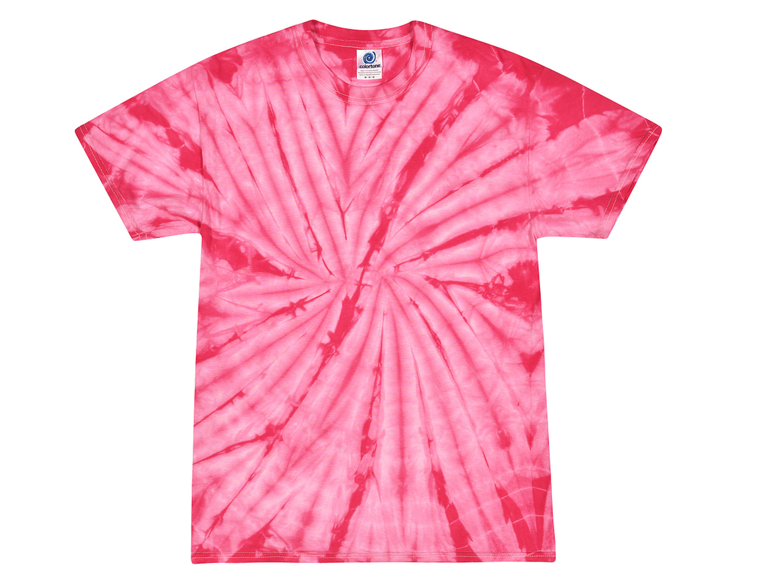 Multi-Color Tie Dye T-Shirts Kids & Adult 100% Pre-Shrunk Cotton Colortone gallery
