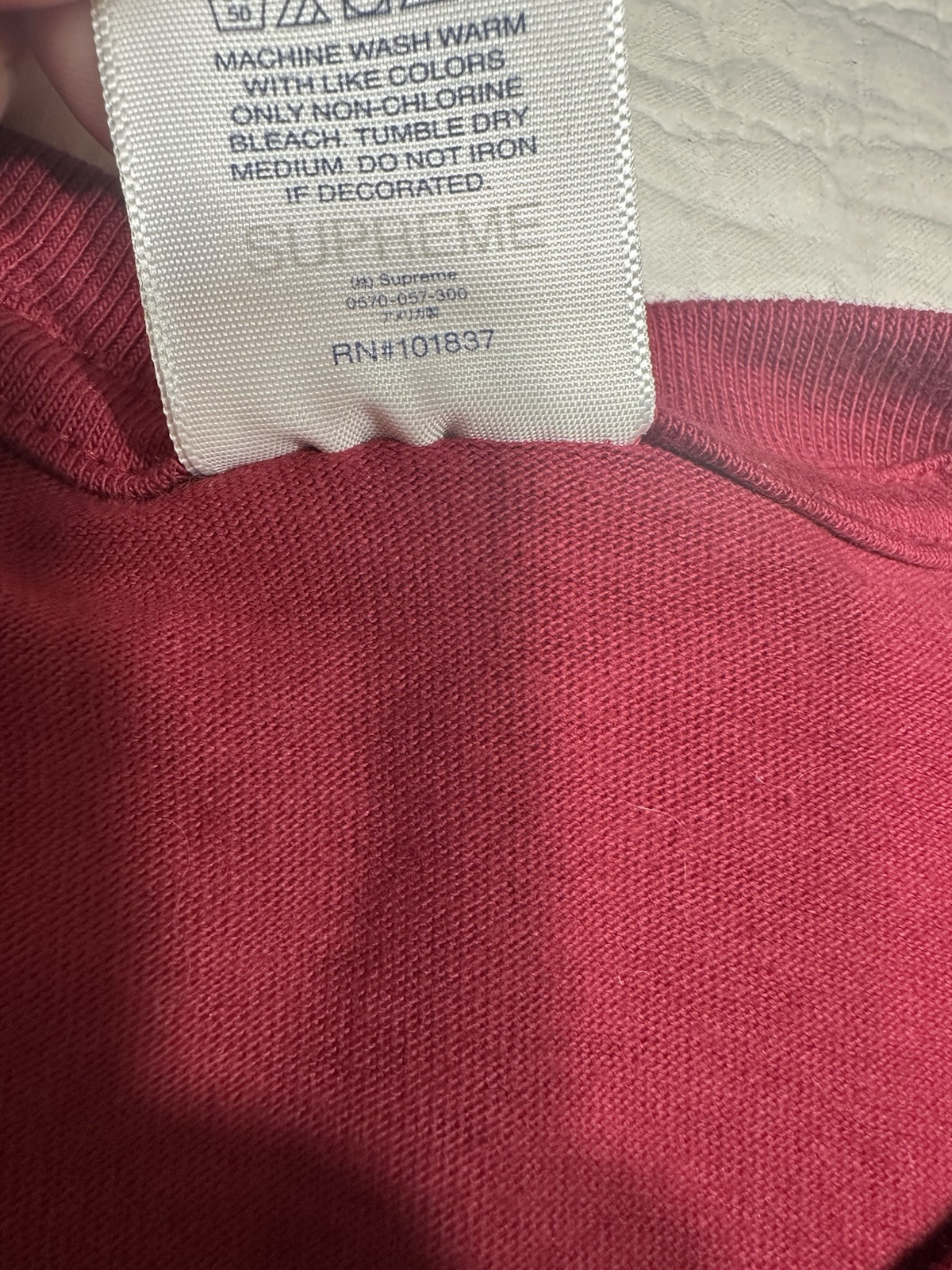 Supreme 2021 Release Red “Mouse” Tee/Medium Dead Stock Authentic Supreme gallery