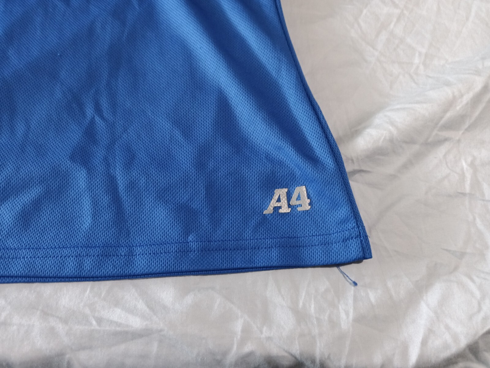 A4 Mens Short Sleeve Bird's Eye Mesh Liga Soccer Polyester Jersey T-Shirt XL gallery
