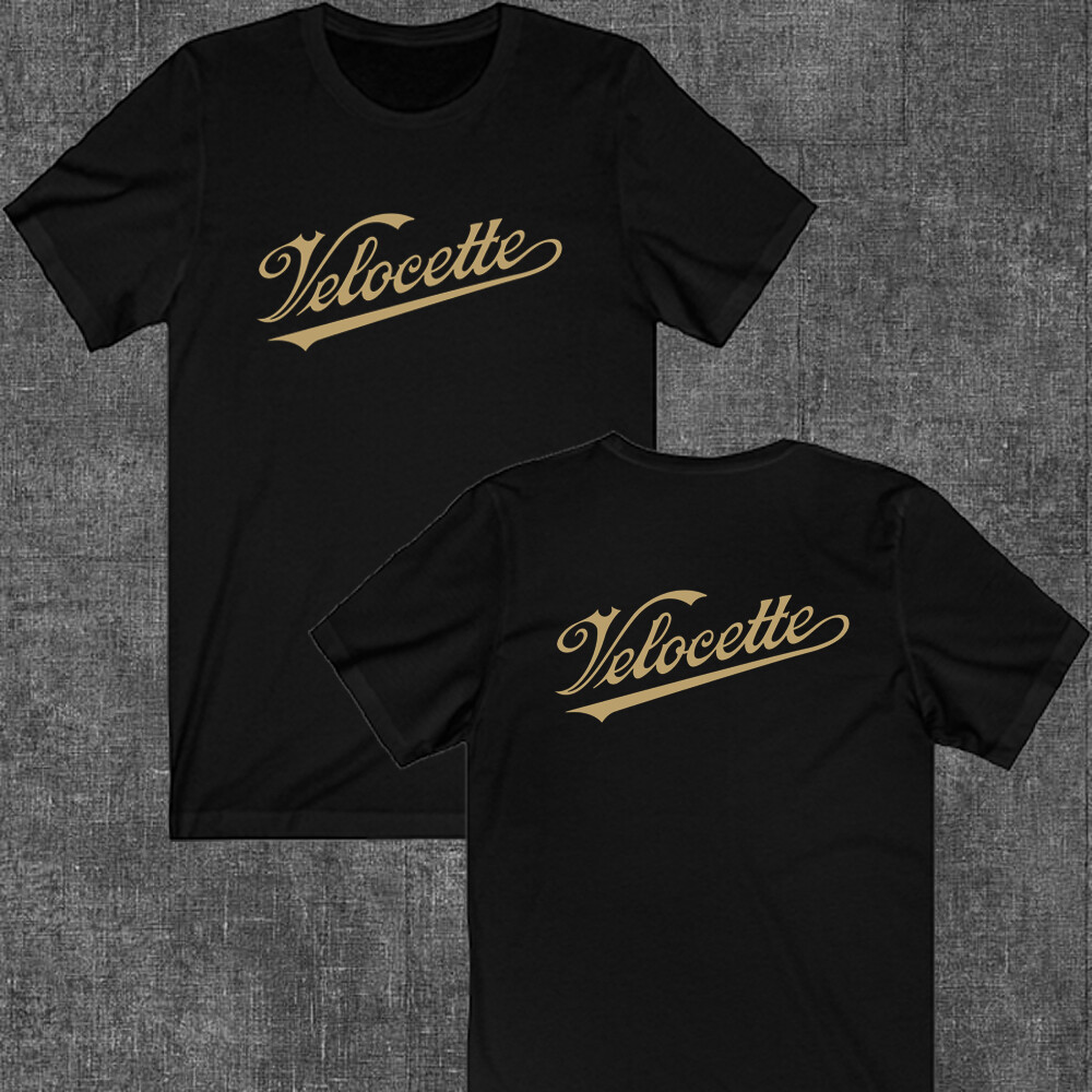 Velocette Classic Motorcycles Men’s Black Size S to 5XL