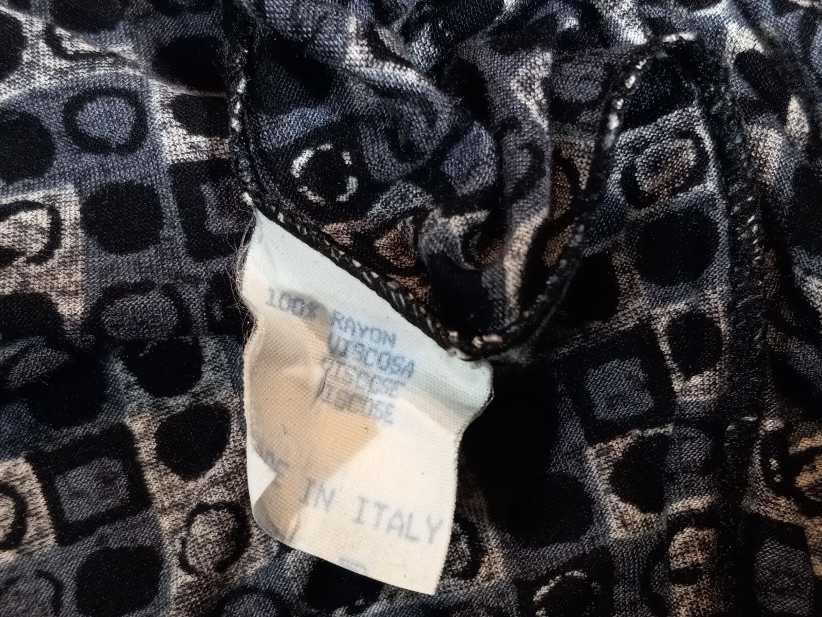 Men XL Tall Mondo Di Marco 100% Rayon Italian Long Sleeve T-Shirt gallery