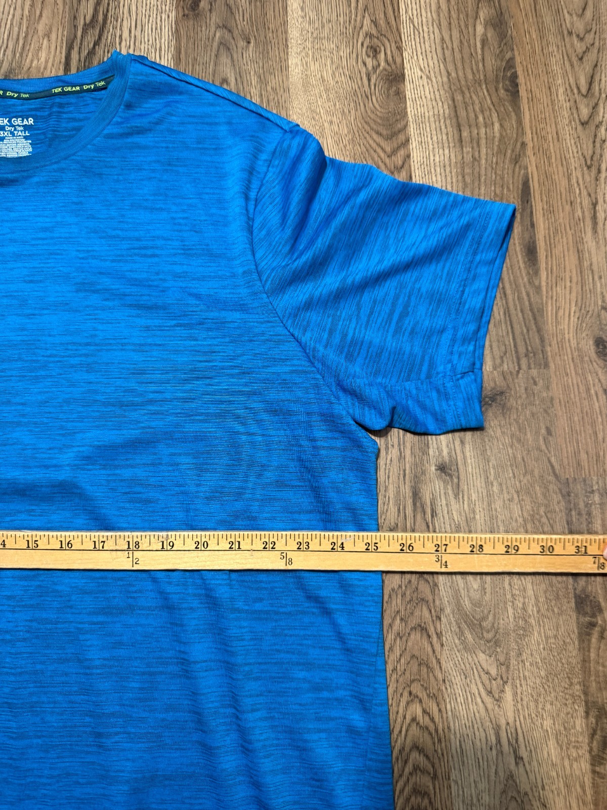 Tek Gear Shirt Men's Size 3XL Blue Athletic Wear Dry Tek Crewneck Short Sleeve gallery