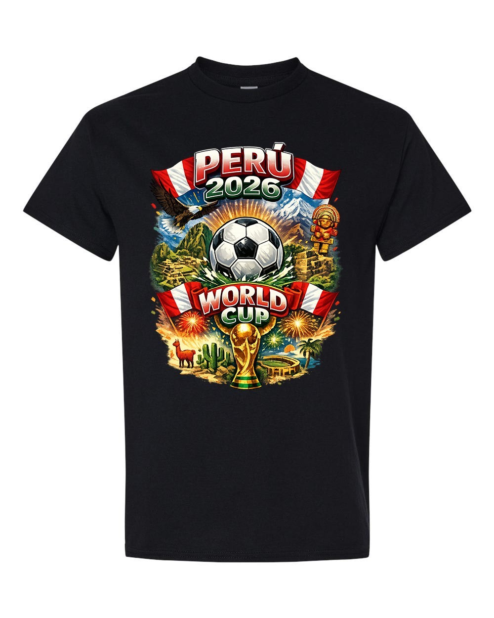 Peru Soccer 2026 World Cup Style Unisex T-Shirt German Fan Shirt Football gallery