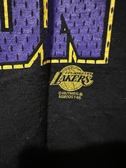 VTG NUTMEG Lee Sport Black Magic Johnson 32 T-Shirt Mens XXL