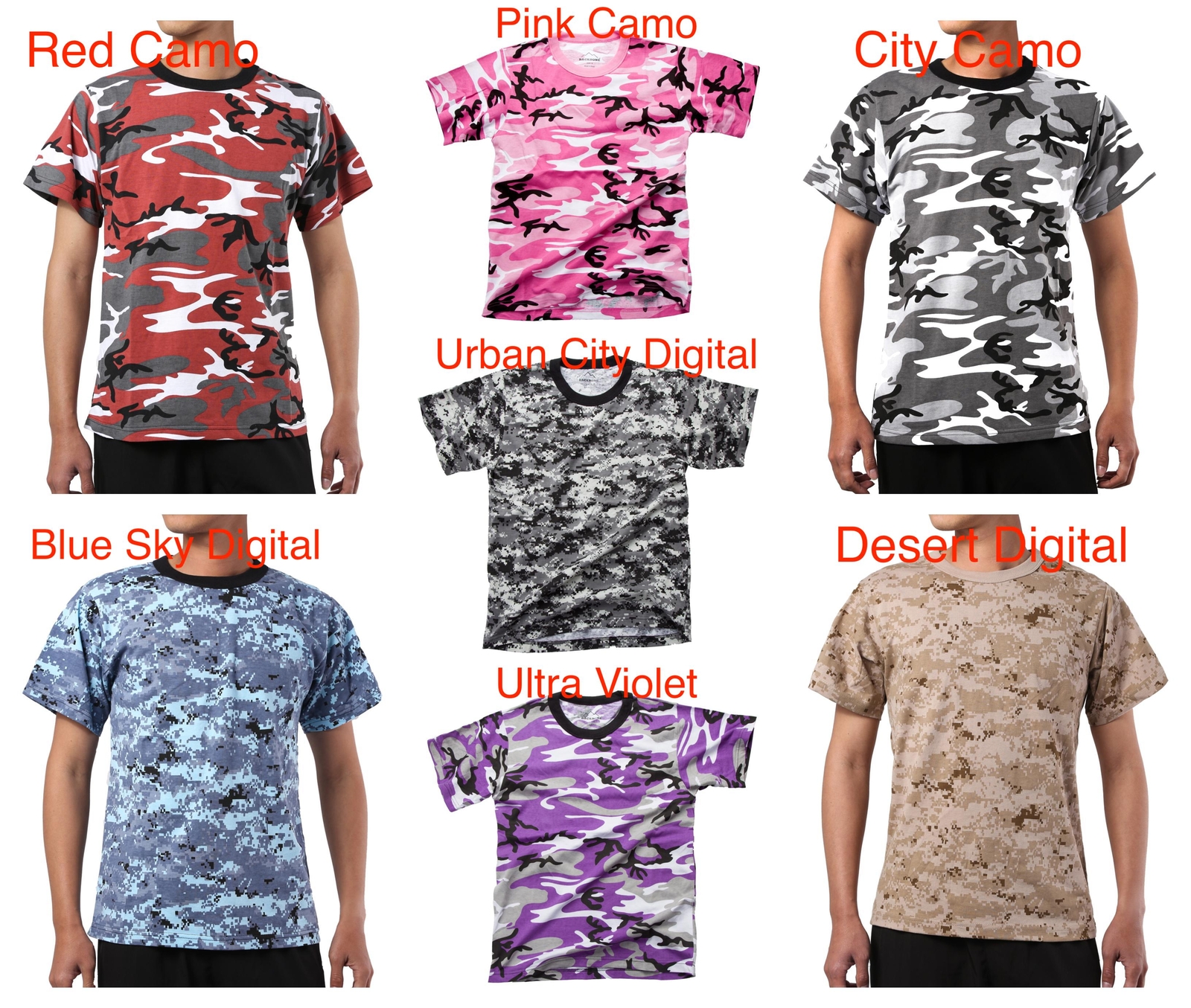 Mens Army Military Style Gym Training Running Outdoor Boot Camp Camo T-shirt Tee gallery