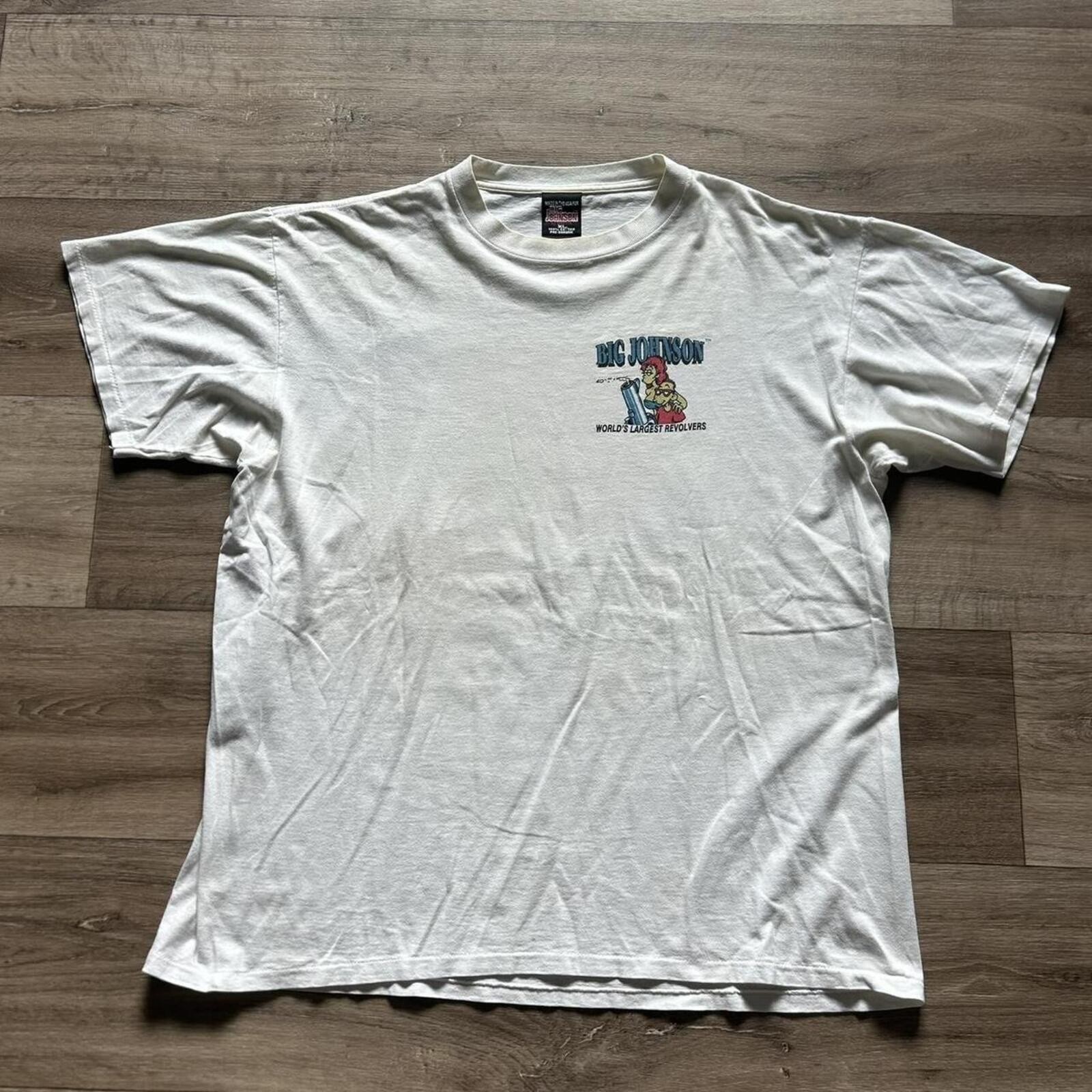 Vintage 1992 Big Johnson Graphic t shirt gallery