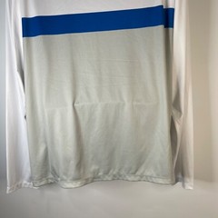 BOCA Classics Long Sleeve XXL Rash Guard Quick Dry Swim Shirt White Gray Blue