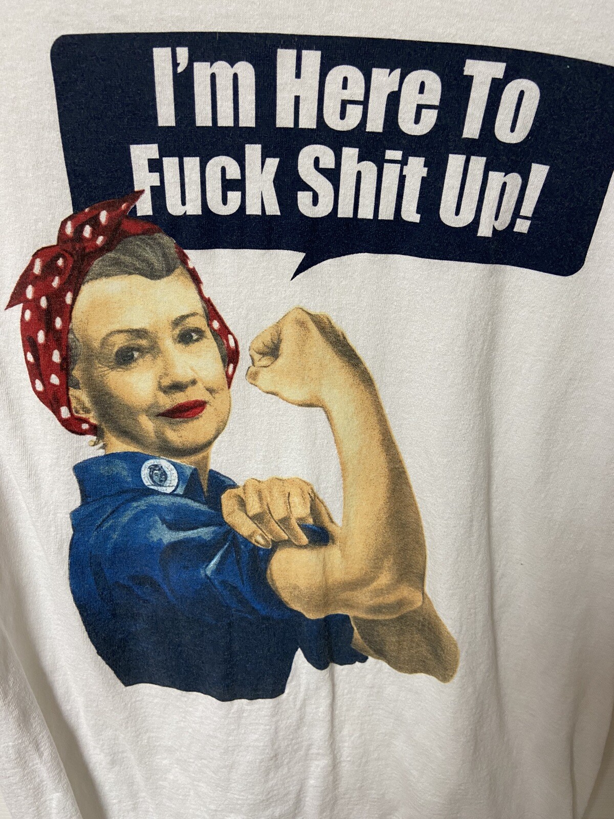 HILLARY Clinton T-Shirt Funny Spencer’s Rare Tshirt Medium gallery