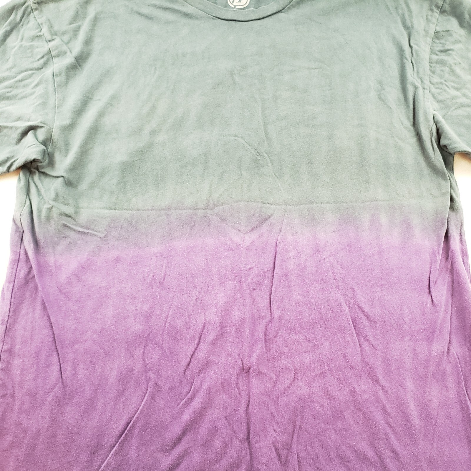 Hybrid Tees Tie Dye 2 Tone Purple Gray T Shirt Soft Comfy Men XL gallery