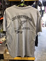 Cave Adventurers Dive Team Map T-Shirt