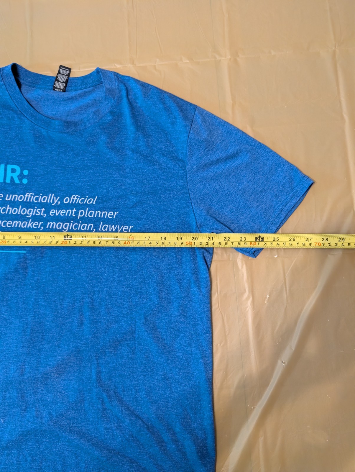 Human Resources T-Shirt Funny Large Blue ApplicantPro Perfect Tri gallery