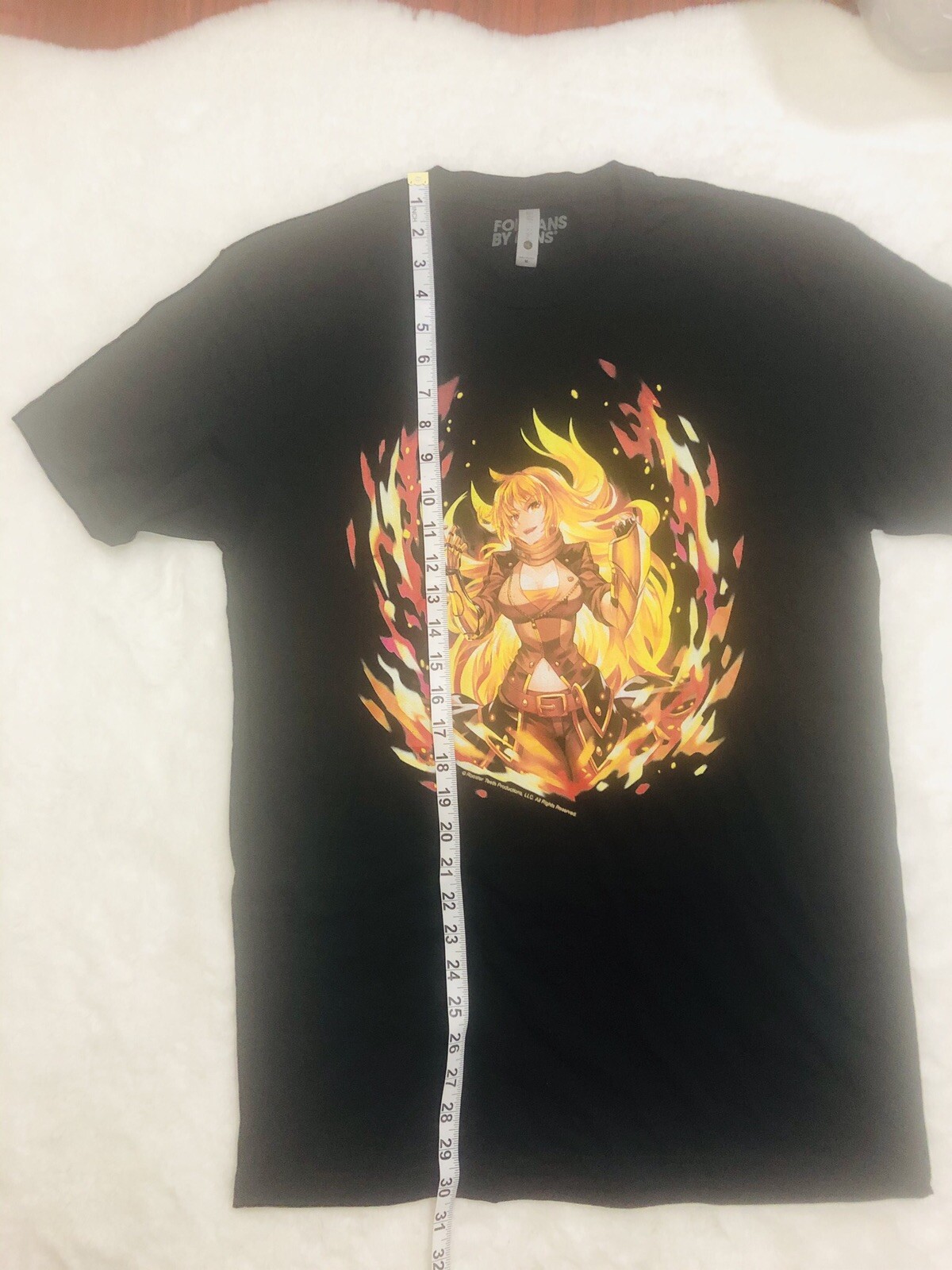 Next Level Apparel Mens Sz Med For Fans By Fans Graphic Girl Anime Tshirt Black gallery