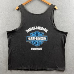 Vintage Harley Davidson Wolf Tank Top Mens XL Black Legends Sleeveless 90s Biker