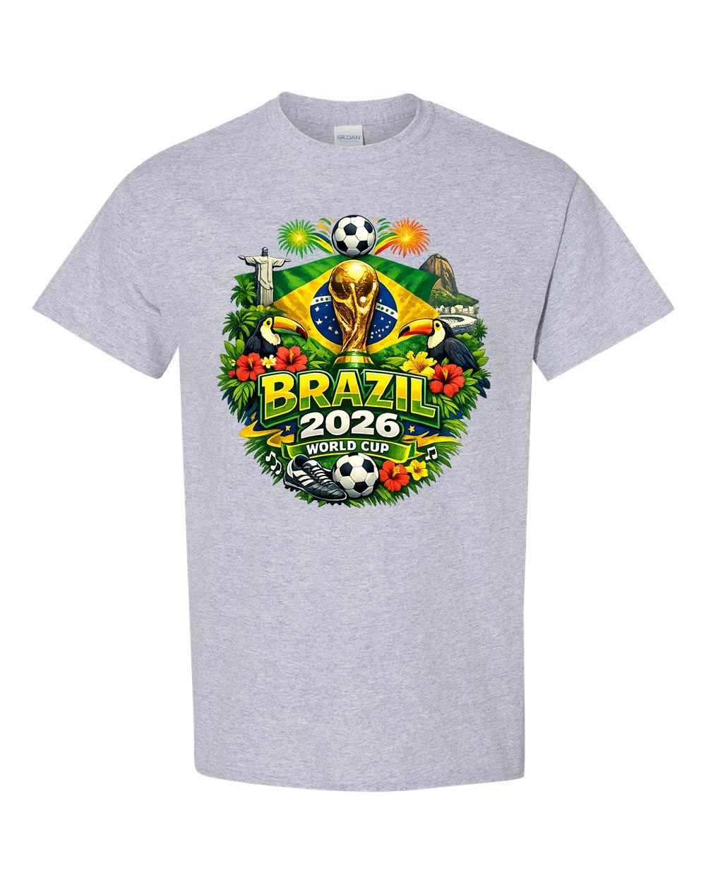 Brazil Soccer 2026 World Cup Style Unisex T-Shirt German Fan Shirt Football gallery