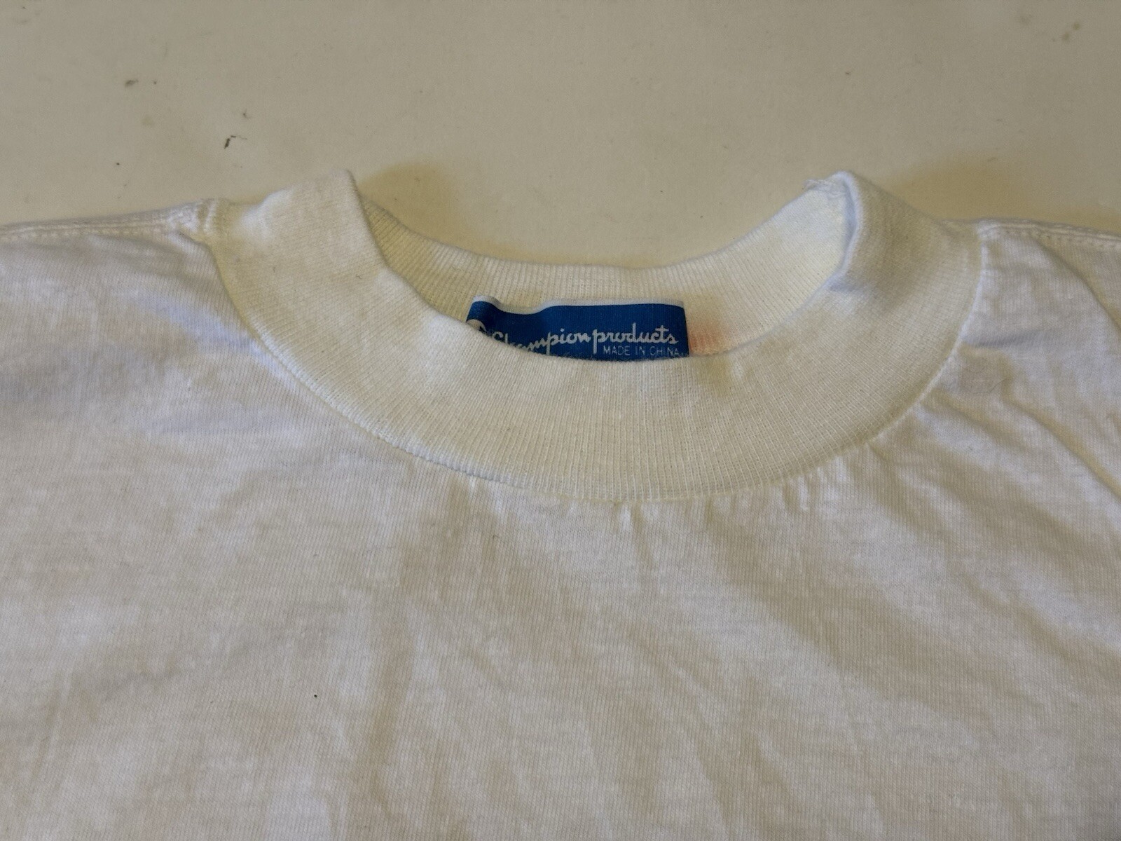 VTG 80s Champion Products Japan T-shirt Great Wall Of China Travel Souvenir L gallery