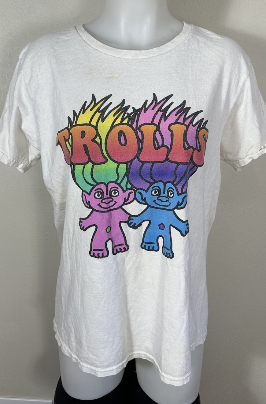 TROLLS TShirt Large Womens TShirt 60th Anniversary Good Luck Unlimited T-Shirt