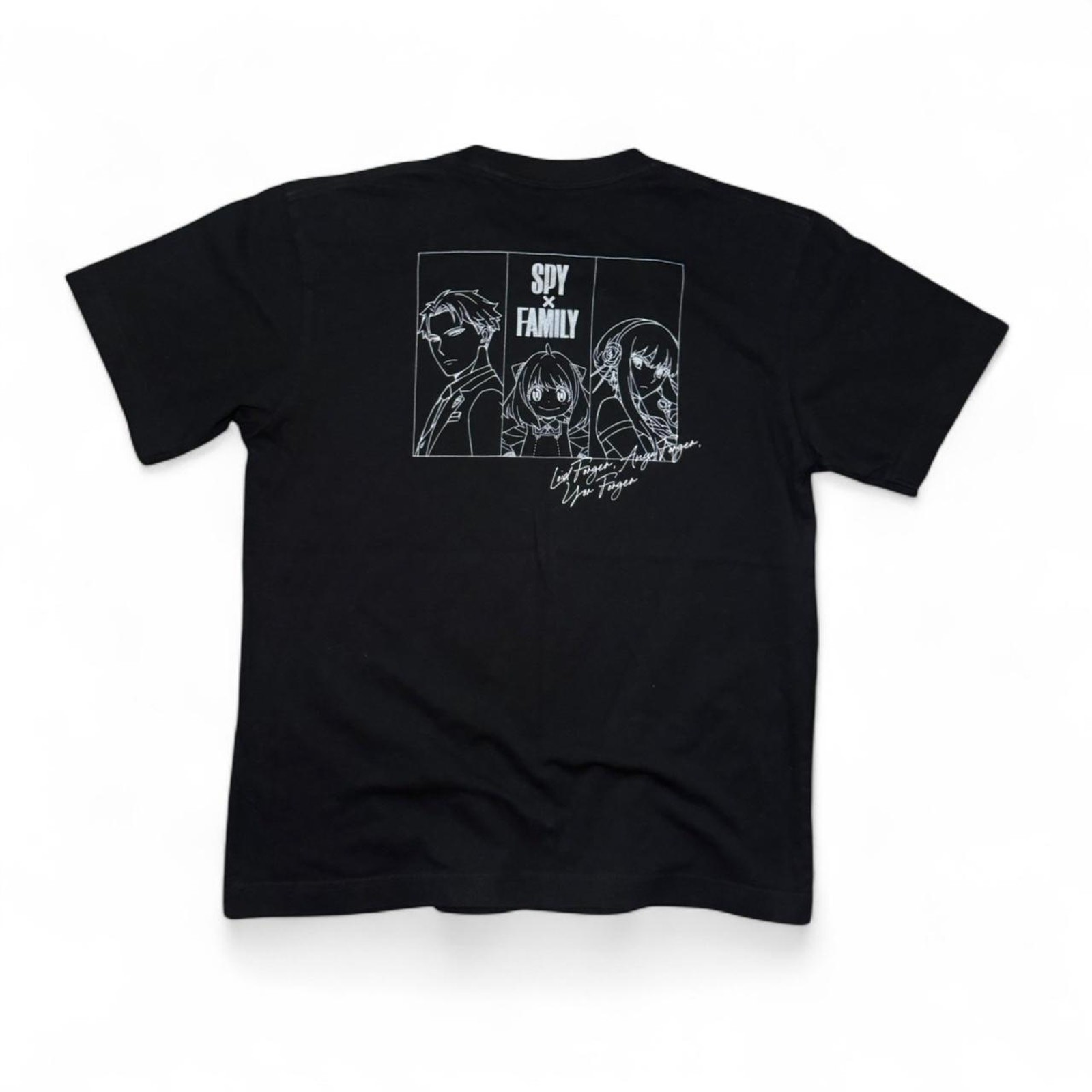 UNIQLO x UT Collection Archive SPYxFAMILY Anime Black Graphic T-Shirt — SMALL