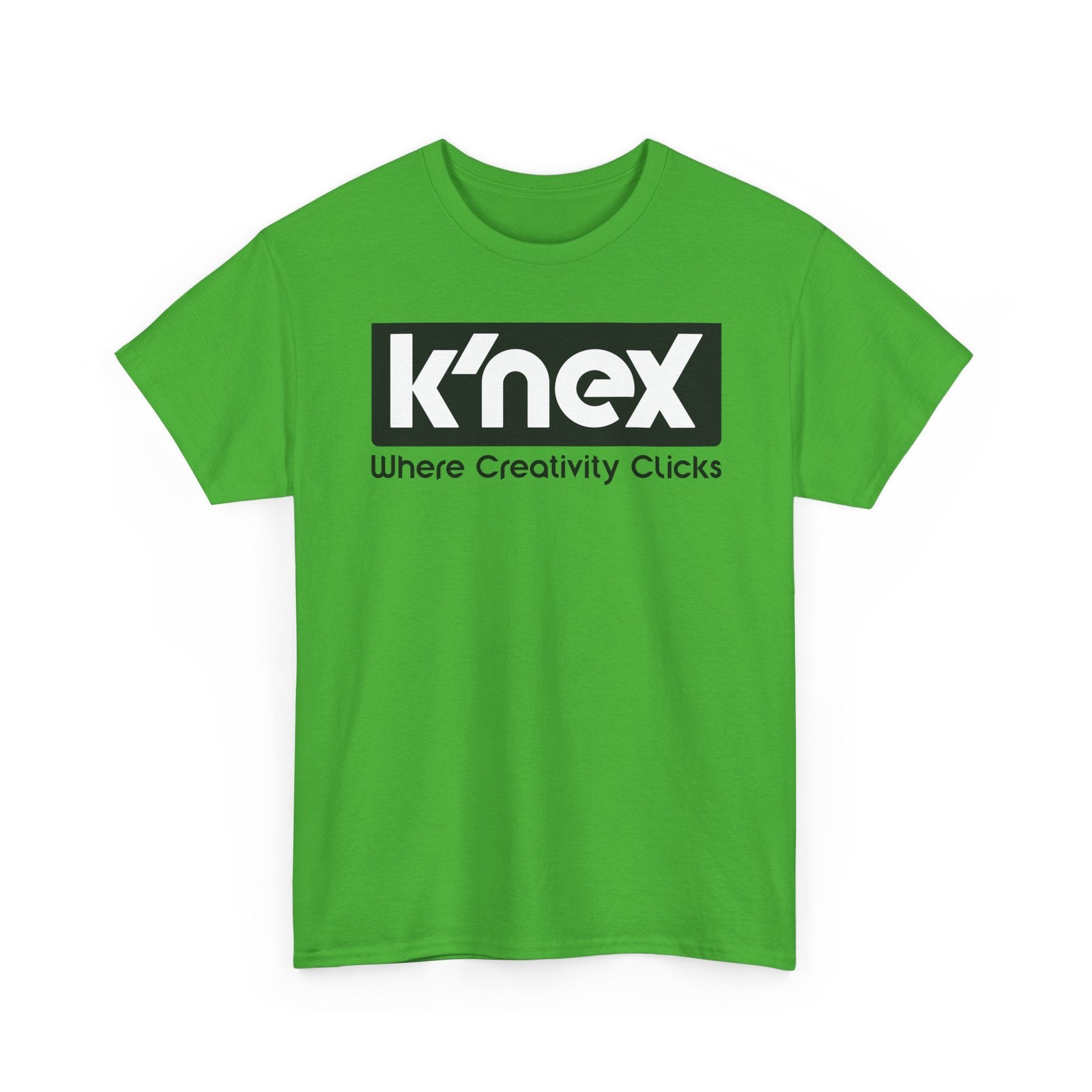 K'NEX Defunct Building Toys T-Shirt Where Creativity Clicks Construction Set Tee gallery