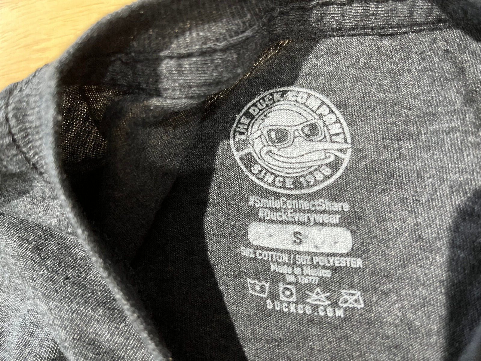 The Duck Company Bicycle Smiley Face Sedona, AZ Graphics GRAY Tshirt Unisex Sz S gallery