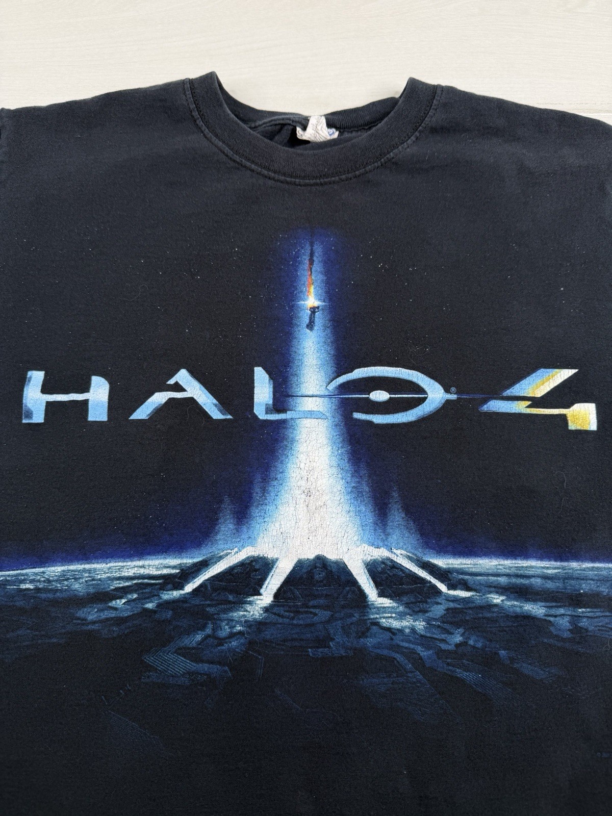 Jerzees Halo 4 Video Game Promo Shirt Black 2012 Xbox Master Chief Mens Medium gallery