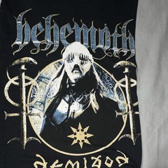 Behemoth Demigod Black Graphic Men’s XL Crew Neck Short Sleeve Concert T-Shirt