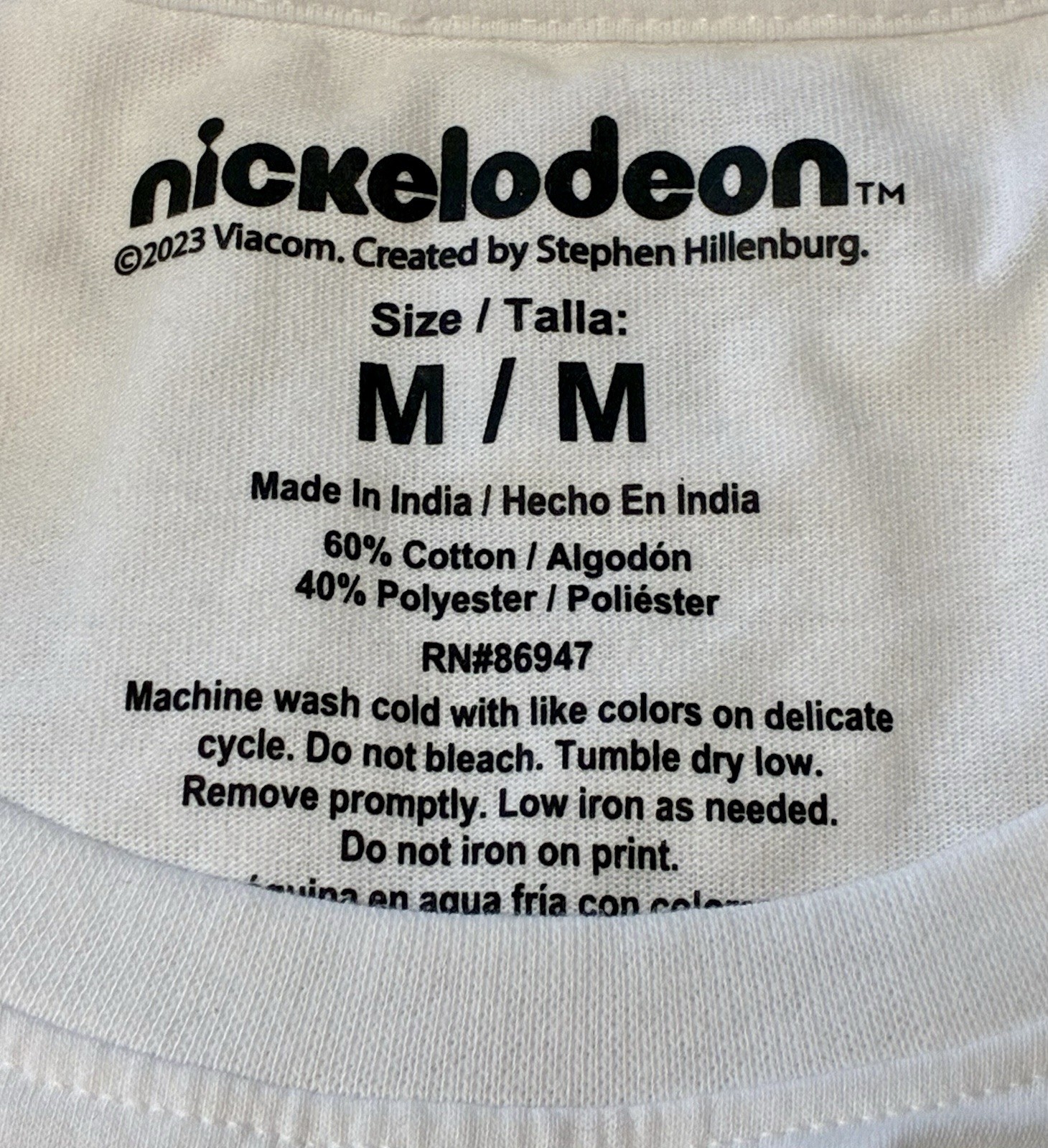 Nickelodeon SpongeBob Square Pants Sleeve T-Shirt NWOT Adult Medium gallery