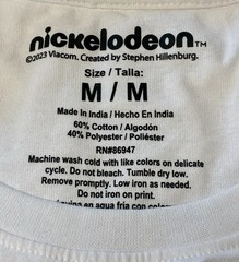 Nickelodeon SpongeBob Square Pants Sleeve T-Shirt NWOT Adult Medium