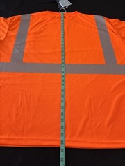 PORTWEST SEGMENTED TAPE SHORT SLEEVE T SHIRT S194 ORANGE Size 3XL – NEW