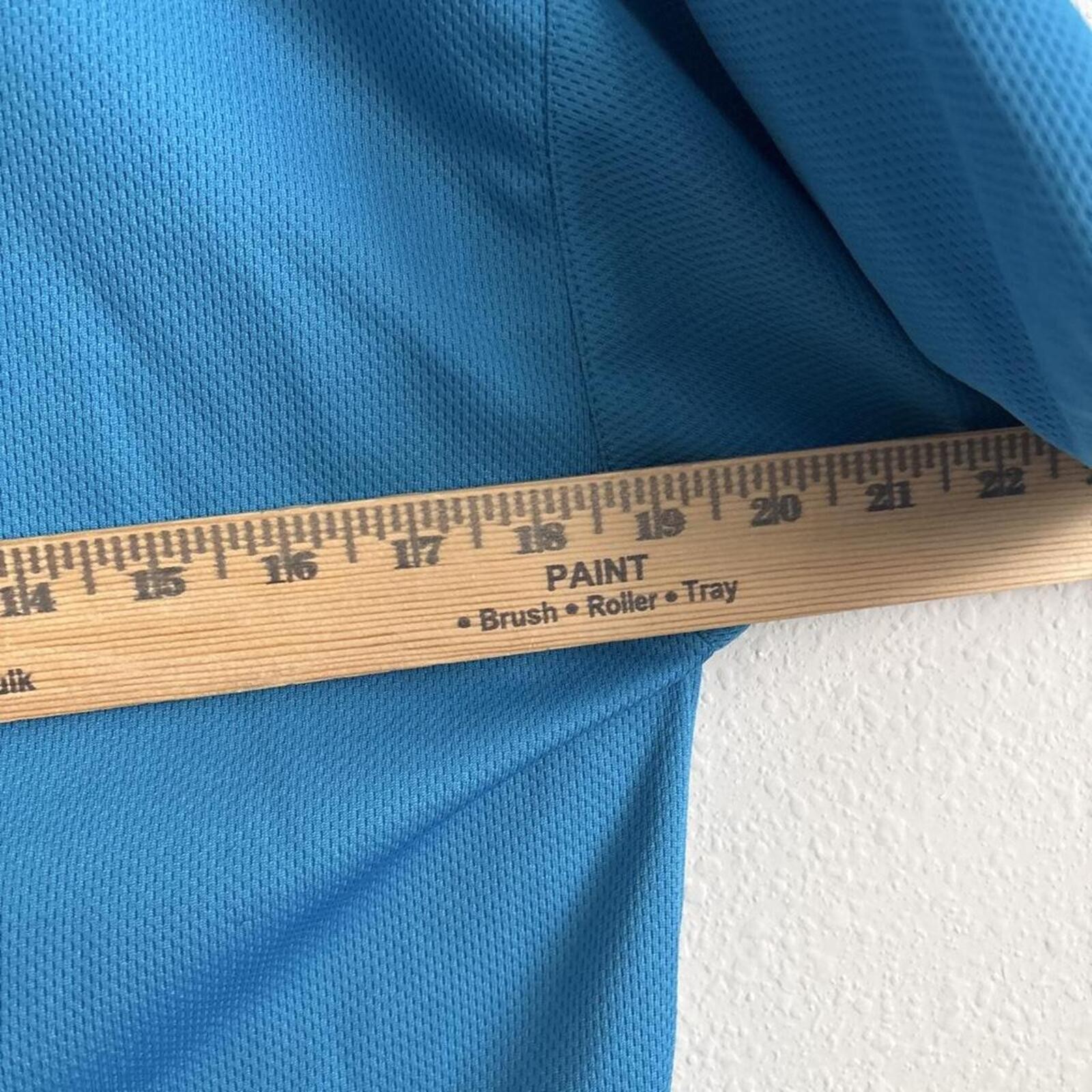 Vintage India Cricket Jersey RSE Sportswear Size 40 Blue Spellout Polo Shirt gallery