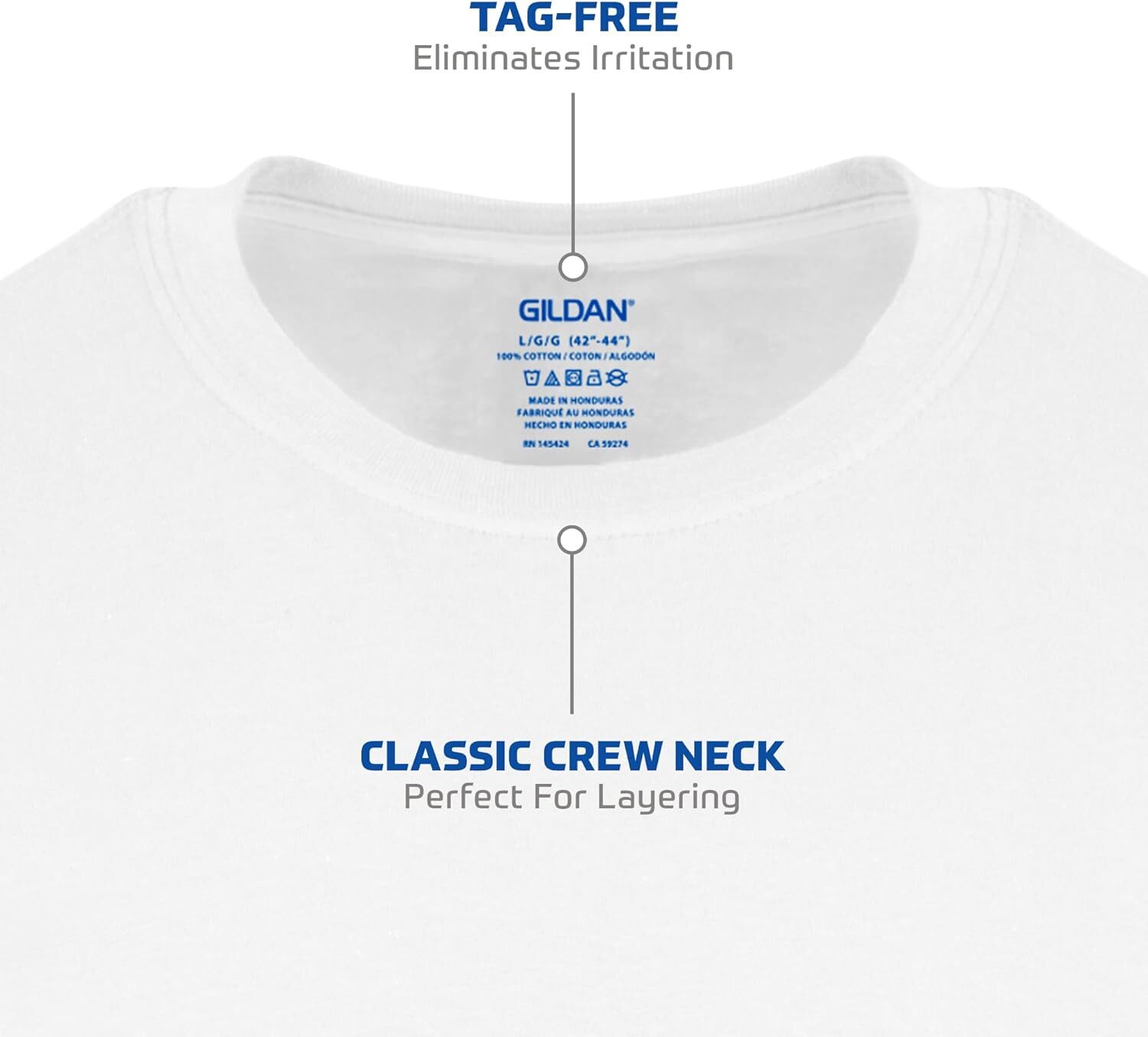 Men'S Crew T-Shirts, Multipack, Style G1100 gallery