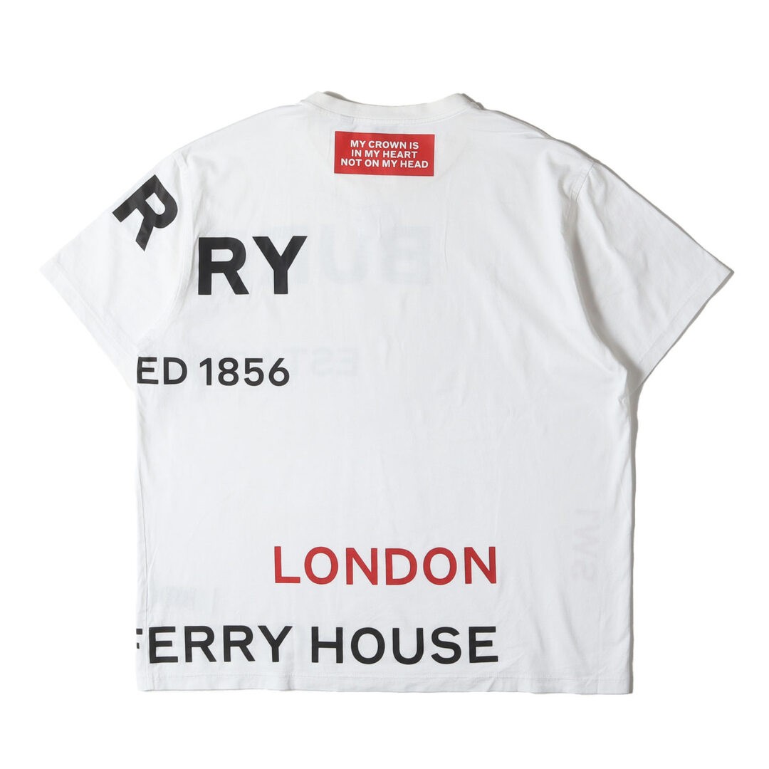 BURBERRY T-shirt White Size: L | 21SS Tissue Horseferry Multi-logo Used BEEG-0 gallery