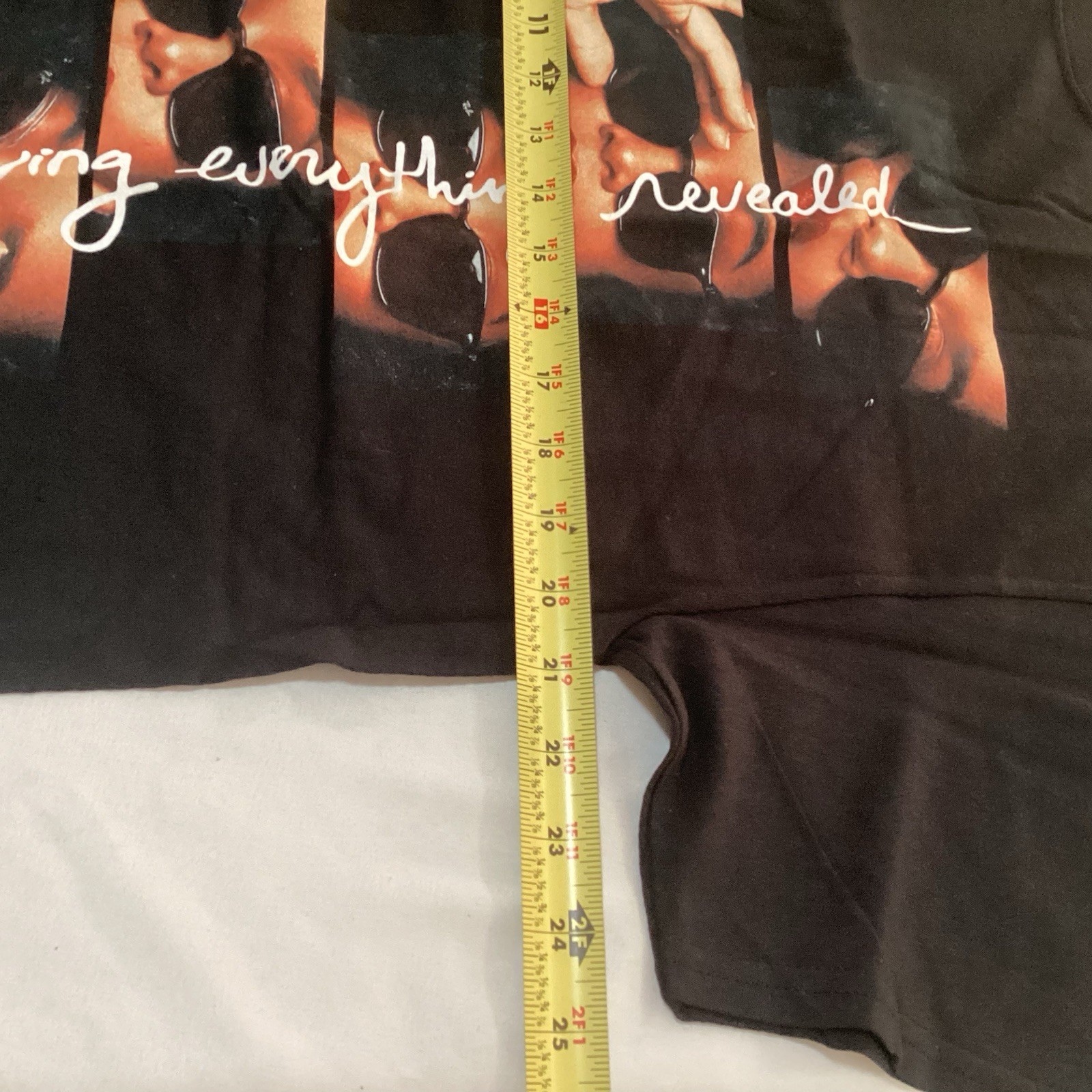The Thread Shop H.E.R. Men’s Graphic T-Shirt Script Text Black Cotton Size L gallery