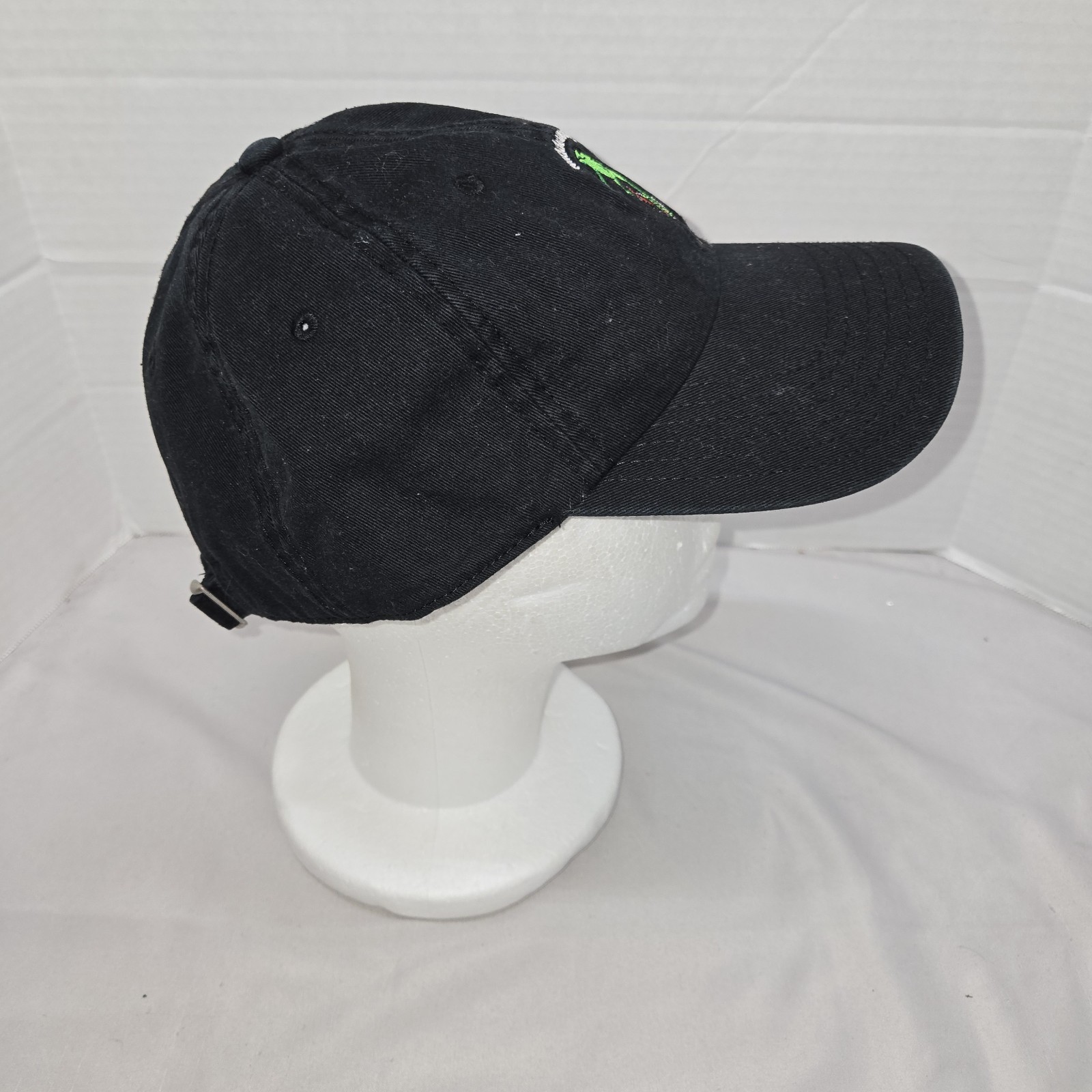 Here Come Dat Boi Meme Frog Unisex Hat Cap Waduuuup Adj Strap Black Euc gallery