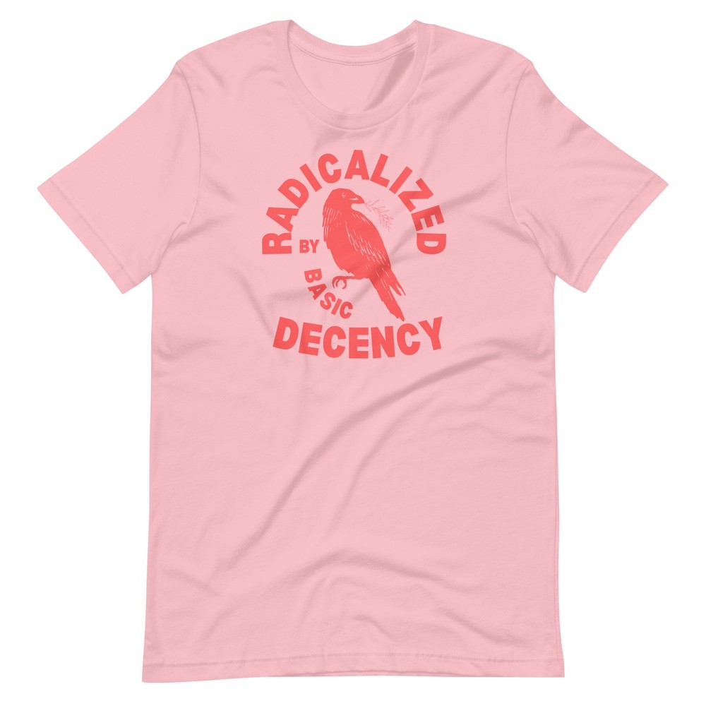 Radicalized by Basic Decency Unisex t-shirt Gift S,M,L,XL,2X,3X