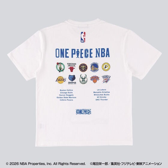ONE PIECE × NBA T-Shirts Group Art BLACK、White gallery