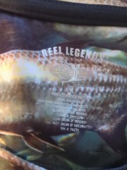 Reel Legends Performance Fish Pattern Activewear T-Shirt Men’s Size XL