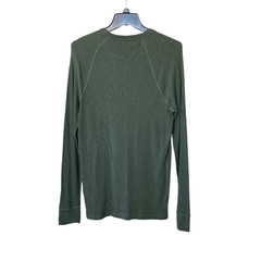 Faherty Cloud Waffle Crew Pullover Relaxed Fit Pima Mens Small S Deep Fern NWT