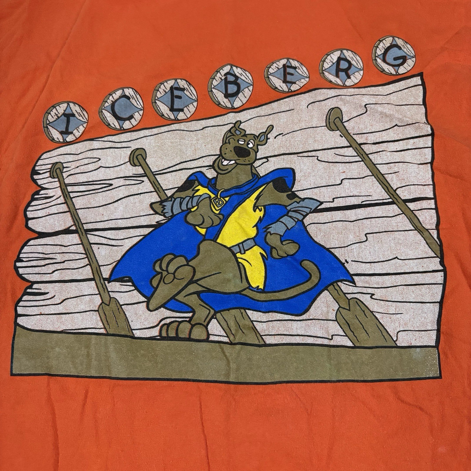 Vintage Iceberg Scooby Doo T Shirt Men’s Size XL Orange Hip Hop Retro 90’s Italy gallery