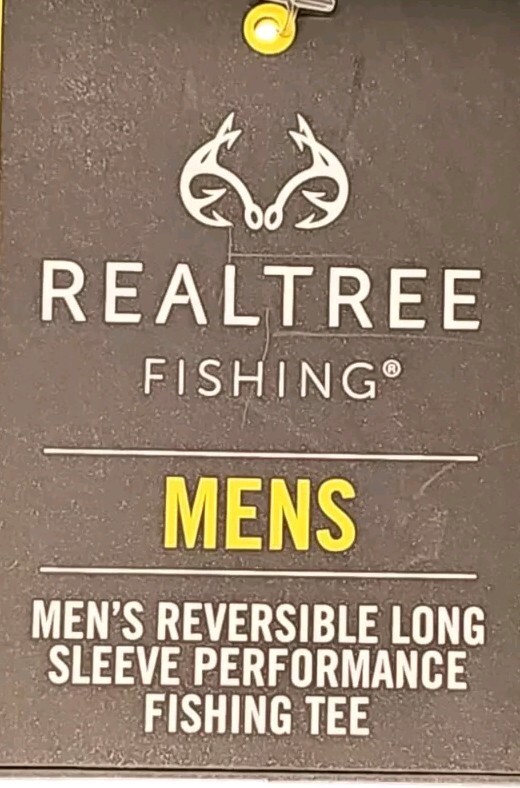 Realtree Aspect Fishing Backpaddle Shirt Men Blue Reversible UPF 30 Size 2XL NWT gallery