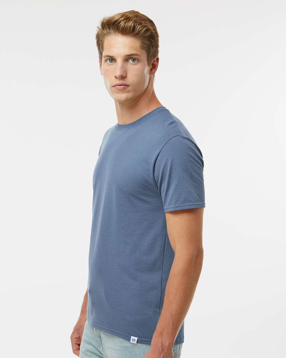 🔥 Russell Athletic Men Dri Power Performance T-shirt 64sttm Vintage Blue Med gallery