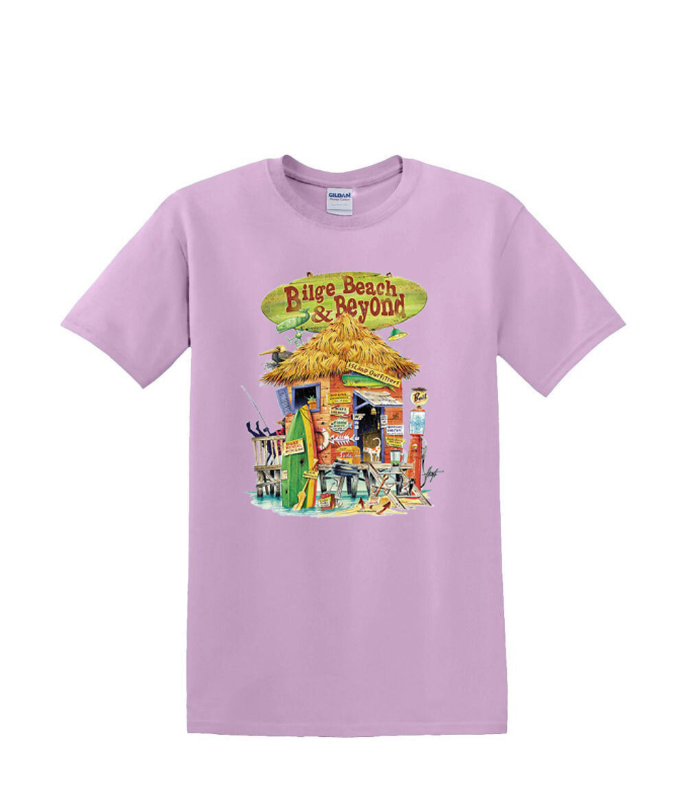 T-Shirt S to 2XL 3XL -BILGE BEACH bar resort tropical sand fun adult gallery