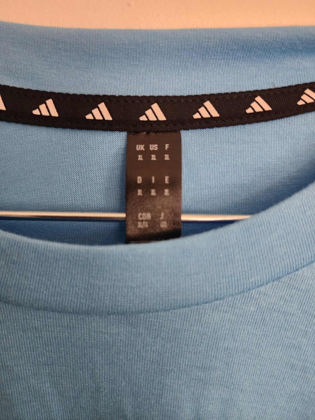 Adidas Men's Train Essentials Short Sleeve T-Shirt Semi Blue Size XL JC8342 gallery